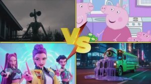 СИРЕНОГОЛОВЫЙ И СВИНКА ПЕППА: Битва против Школьного Автобуса и Охотников 📢 МУЛЬТИК ГИГАНТЫ