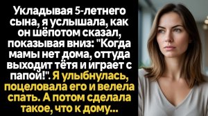 ИСТОРИИ ИЗ ЖИЗНИ/Ночью оттуда выходит тётя и играет с папой