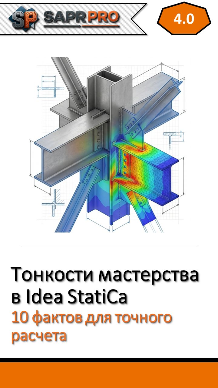 №4 Тонкости мастерства в Idea StatiCa #ideastatica #lira #tekla #cad #мк