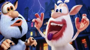 Буба Хэллоуинская гонка  - Весёлые мультики для детей - БУБА Мультик для детей Сборник Буба