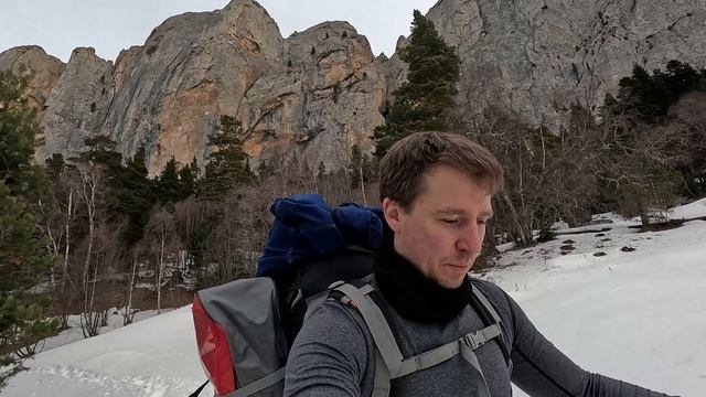 Поход на Большой Тхач. Итальянские доломиты в России. Февраль 2026.