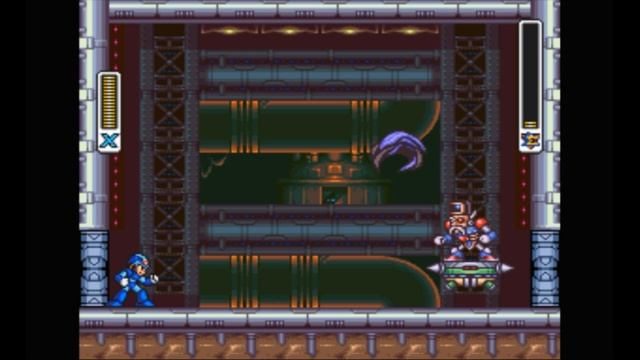 Super Nintendo (Snes) 16-bit Mega Man X 2 Stage 4 Flame Stag Прохождение
