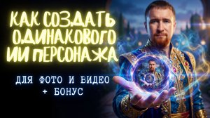 Как создать одинакового ИИ персонажа в нейросети?