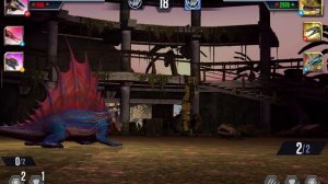 Сражения и победа, прошла последнию, « Я играю в Jurassic world the Game »