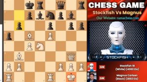 Стокфиш 18(4060 Эло)сыгралидеальнуюшахматнуюпартиюпротивМагнусаКарлсена|СтокфишпротивМагнуса на русс