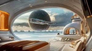 Distant： Cozy Sci Fi SPACE Ambient Music 🎧 for Your First Visit to an Exoplanet (White Noise)