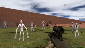 SCP-096 Скромник Гоняется ЗА НАМИ В Лабиринте В ►Garry's Mod