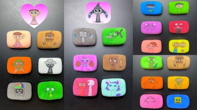 УГАДАЙ, КАКОЙ ПЕРСОНАЖ СПРУНКИ ВЫЙДЕТ ИЗ КУБОВ #COLORMIXING