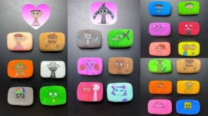 УГАДАЙ, КАКОЙ ПЕРСОНАЖ СПРУНКИ ВЫЙДЕТ ИЗ КУБОВ #COLORMIXING