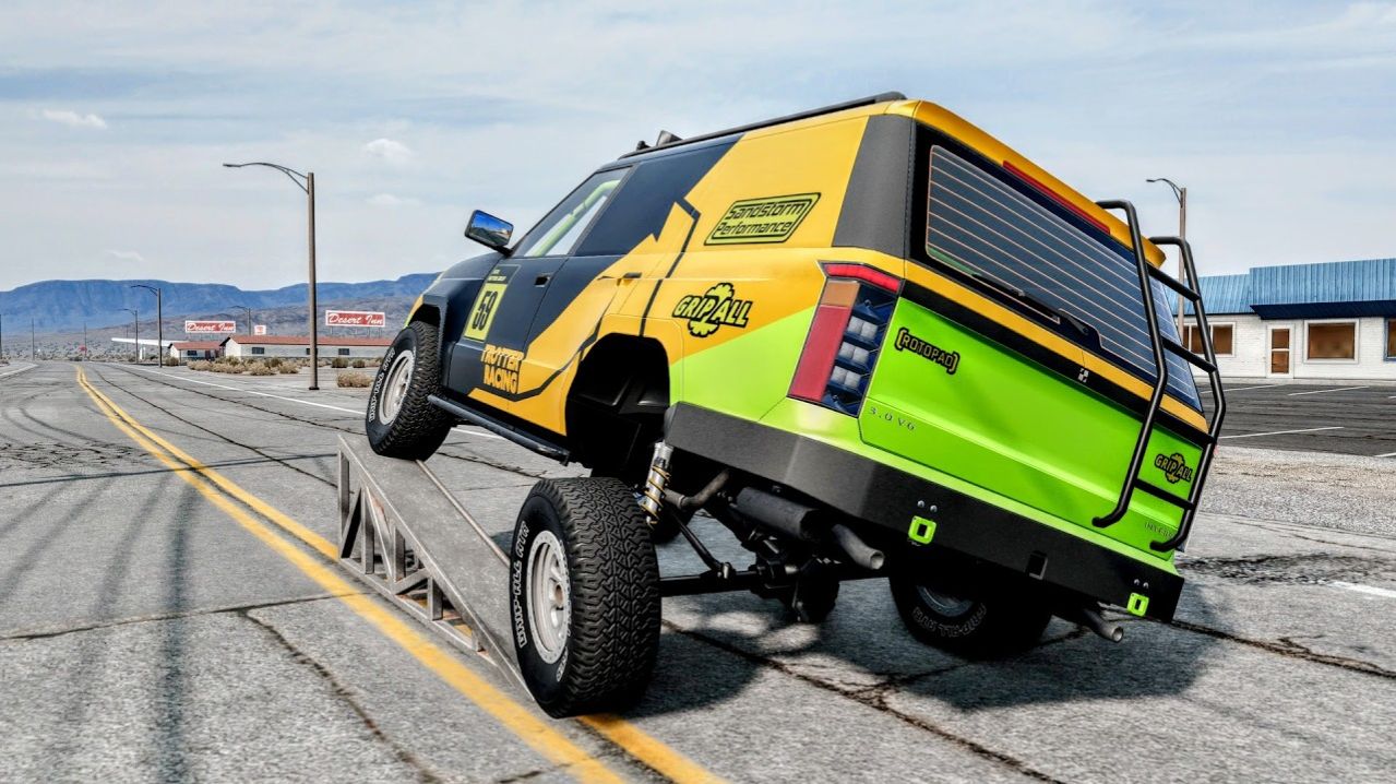 МАШИНЫ против ТРАМПЛИНА 🌟 БЕЗУМНЫЕ аварии на высокой скорости #6 симулятор машинки гонки