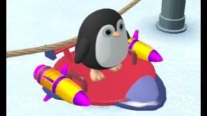 Sled Surfers. Пингвин на ледянке