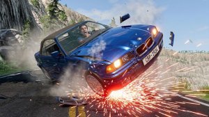 BeamNG Drive - Реалистичные аварии с опрокидыванием