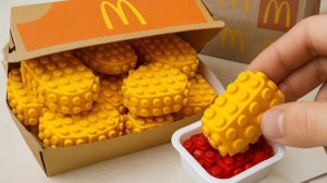 ЛУЧШИЙ супер хрустящий рецепт приготовления Макнаггетсов по рецепту ЛЕГО-кулинарии ASMR