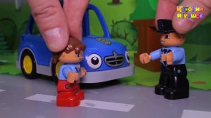 Видео для самых маленьких с игрушками - Профессии для детей.