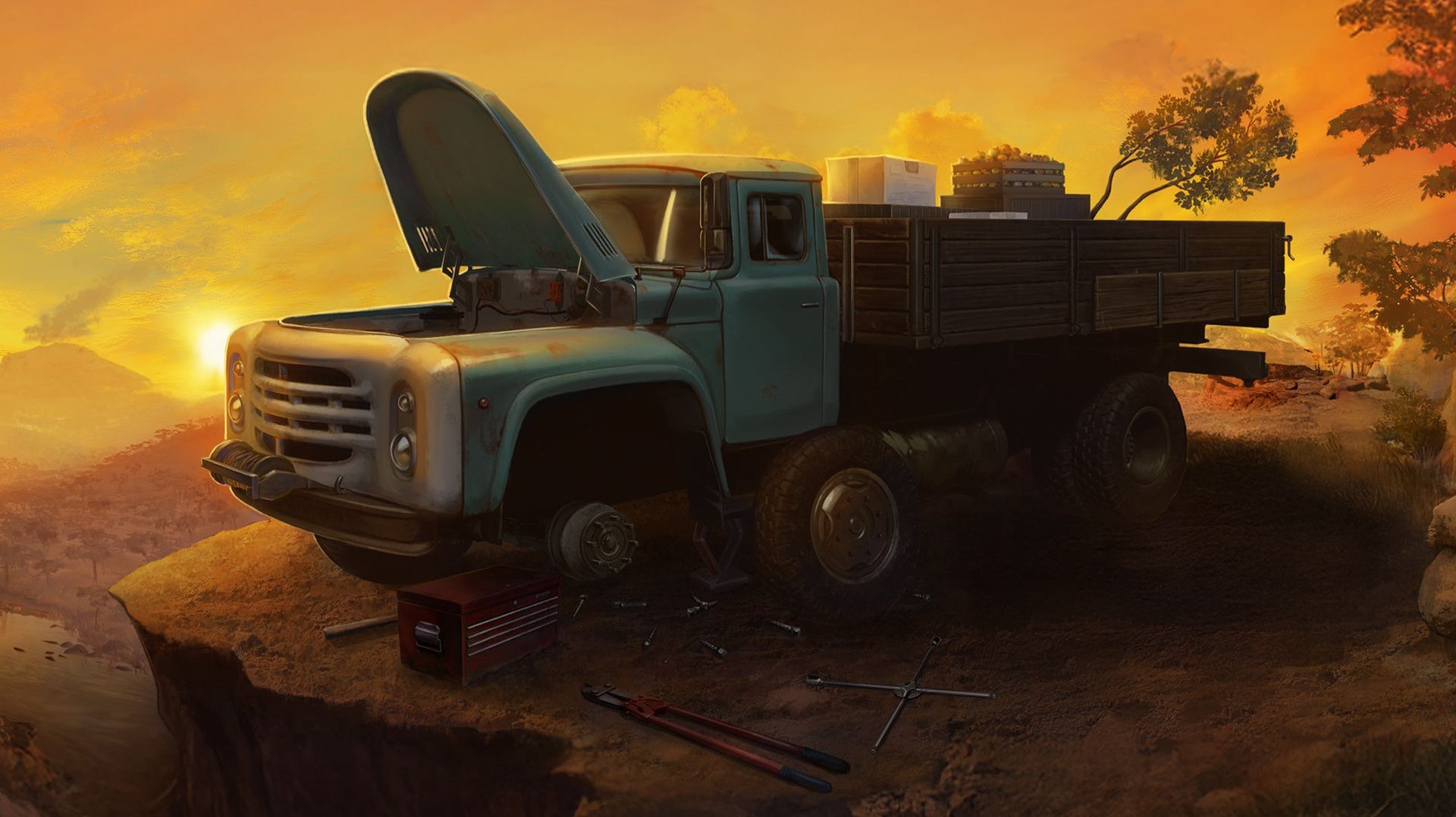 Truck Mechanic:Dangerous Paths ► Заценим... (задумка интересная, потенциал есть, реализация хромает)