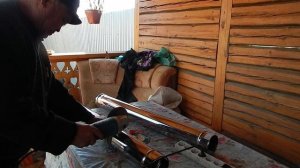 Напольному газовому котлу трубы подогнал