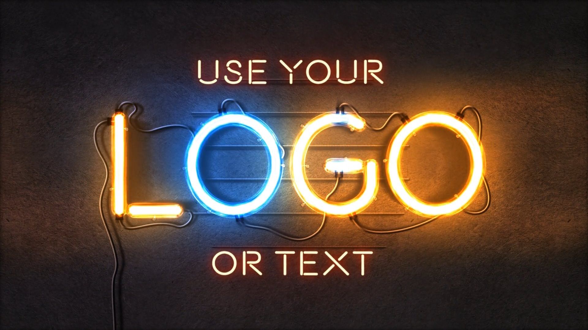 Интро Неоновые лампы 2. Заставка на заказ. Монтаж видео. Пример.