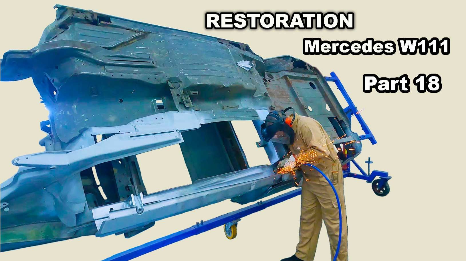 Restoration Mercedes-Benz W111 Part 18