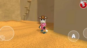 3 часть собираю сундуки и стикеры в супер медведь