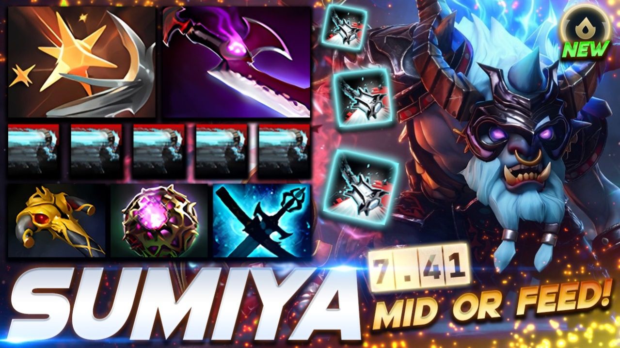 SumiYa Spirit Breaker Mid or Feed! — профессиональный геймплей в Dota 2 [Смотри и учись]