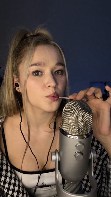 АСМР звуки рта, щёточка  #асмр #звукирта