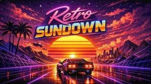 Retro Sundown – Synthwave Sunset & 80s Nostalgia