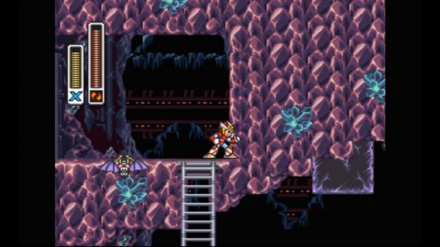 Super Nintendo (Snes) 16-bit Mega Man X 2 Stage 9 Crystal Snail Прохождение