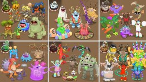 Каждый Монстр из Природных Островов на Острове Золота - My Singing Monsters