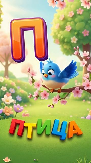 🐦 Буква П — Птица!
