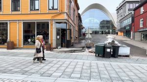 Тромсё Норвегия 2026 Пеший тур по заснеженным улицам северной столицы