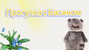 Прогулка с Басиком😺