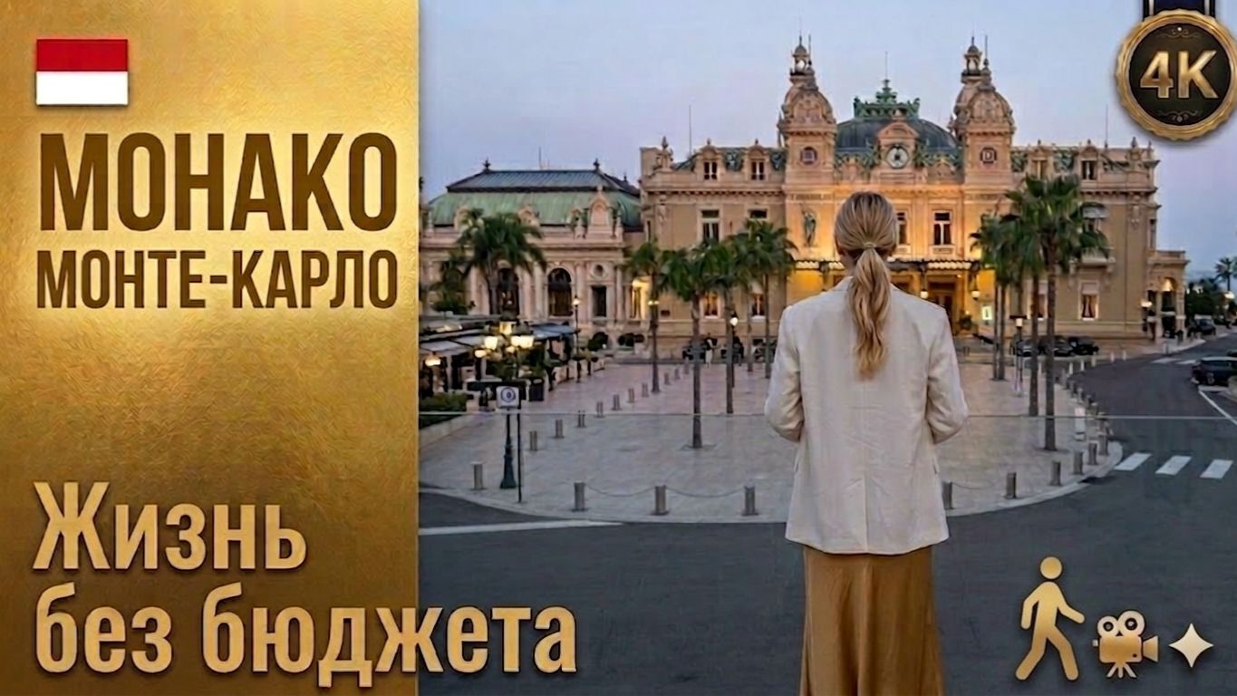 Монако //  Жизнь без бюджета //  Казино Монте-Карло и окрестности 4К