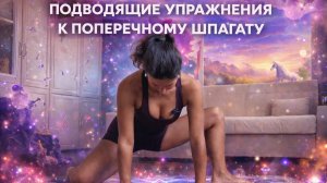 Подводящие упражнения к поперечному шпагату за 7мин