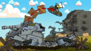 Т-18 пытается спасти Ратте и Фиджерона - Мультики про танки