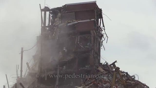 Hospital Demolition Wrecking Ball