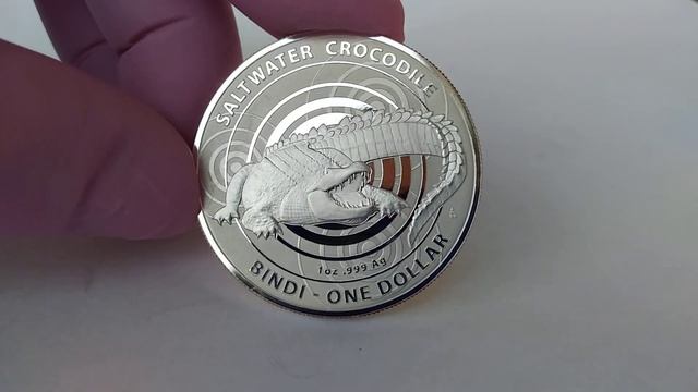Australia 1 Dollar 2013 Saltwater Crocodile Bindi 1 oz AG Argent Silver Silber