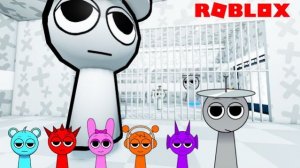 SPRUNKI CLUKR ИГРАЕТ В SPRUNKI CLUKR PRISON RUN OBBY В ROBLOX | INCREDIBOX SPRUNKI