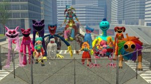 ВЫЖИВАНИЕ САМЫХ ЖЕСТОКИХ МОНСТРОВ POPPY PLAYTIME В ГОРОДЕ (ОБРАТИТЕ ВНИМАНИЕ НА ПРОТОТИПА)