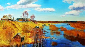 Арельские пейзажи художника Олега Молчанова