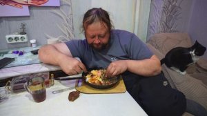 Омлет сухариково-чесночный на ужин По фирменному рецепту