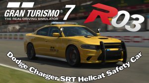 «Gran Turismo 7 — Американская мощь на страже трассы: Dodge Charger SRT Hellcat Safety Car!»