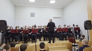 концерт ССМШ, духовой оркестр