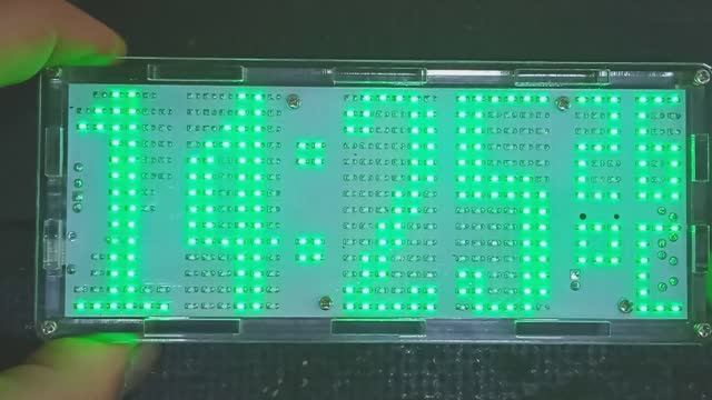 Матричные часы из Китайского набора.