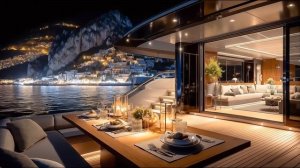 Luxury Yacht Sunset Dinner 🌊 2 Hours Chill Mediterranean Music ｜ Cafe del Mar Style Relaxation-(108