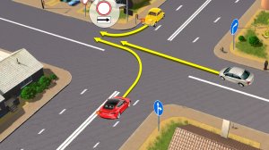 Кому из водителей запрещено движение по указанной траектории, даже в виде исключения?