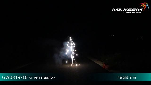 Уличный конусный фонтан GW0819 10   SILVER FOUNTAIN маленький   время работы 16 сек    высота работы