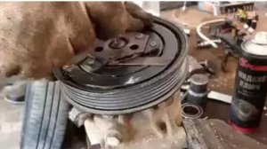 Установка подшипника компрессора кондиционера Рено Меган 2