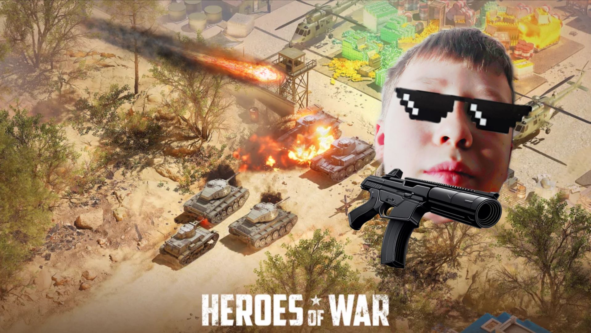 Играю в Heroes Of War (подсказки и стратегии)