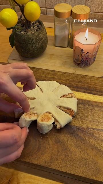 Пицца-цветок 🌸