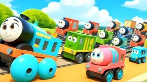 мини паровозик Томас развлекательная и развивающая игра для детей мультфильм